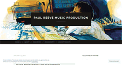 Desktop Screenshot of paulreeve.com